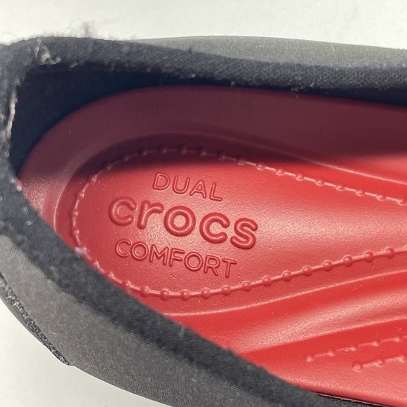 Crocs Busy Day Stretch Wedge Women's Dual Comfort Slip On Casual Shoes Size 10 W - Picture 4 of 7